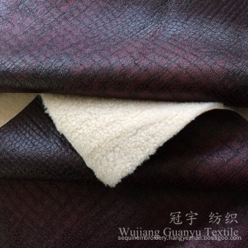 Compound Leather Fabric 100% Polyester Suede for Upholstery